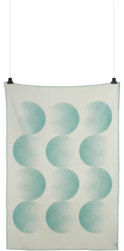 Roros Tweed MOON Lammwolldecke 135x200cm türkis 5904