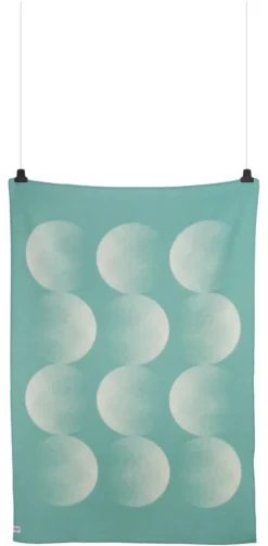 Roros Tweed MOON Lammwolldecke 135x200cm türkis 5904