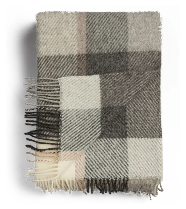 Roros Tweed MYRULL Wolldecke 220 x140cm natur 46001