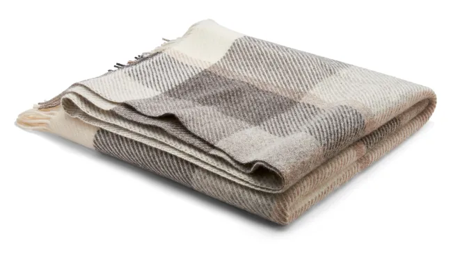 Roros Tweed MYRULL Wolldecke 220 x140cm natur 46001