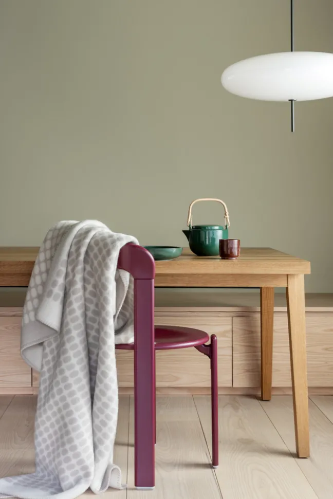 Roros Tweed PALETTE Lammwolldecke Clay 200x135cm 6251