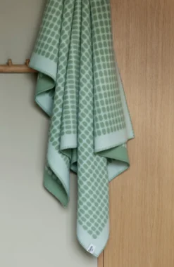 Roros Tweed PALETTE Lammwolldecke Sage 200x135cm 6252