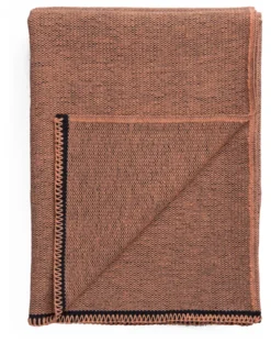 Roros Tweed PICNIC Lammwolldecke 120 x 200cm Korall 3554 Sale