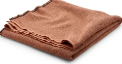 Roros Tweed PICNIC Lammwolldecke 120 x 200cm Korall 3554 Sale