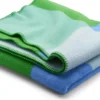 Roros Tweed SYNDIN Lammwolldecke 135 x 200cm blau/grün 1954
