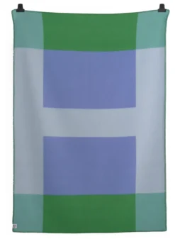Roros Tweed SYNDIN Lammwolldecke 135 x 200cm blau/grün 1954