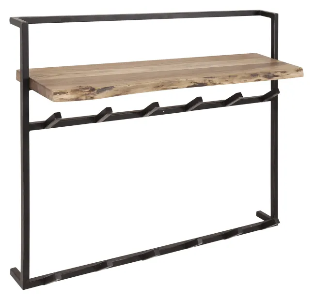 Rubjerg Design Garderobe Air Solid 12 Haken und Hutablage Akazie massiv natur