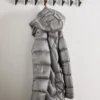 Rubjerg Design Garderobe 8 Doppelhaken Metall dunkelgrau