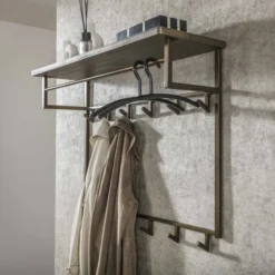 Rubjerg Design Garderobe Ferro 12 Haken hoch Metall Antike Bronze Sale