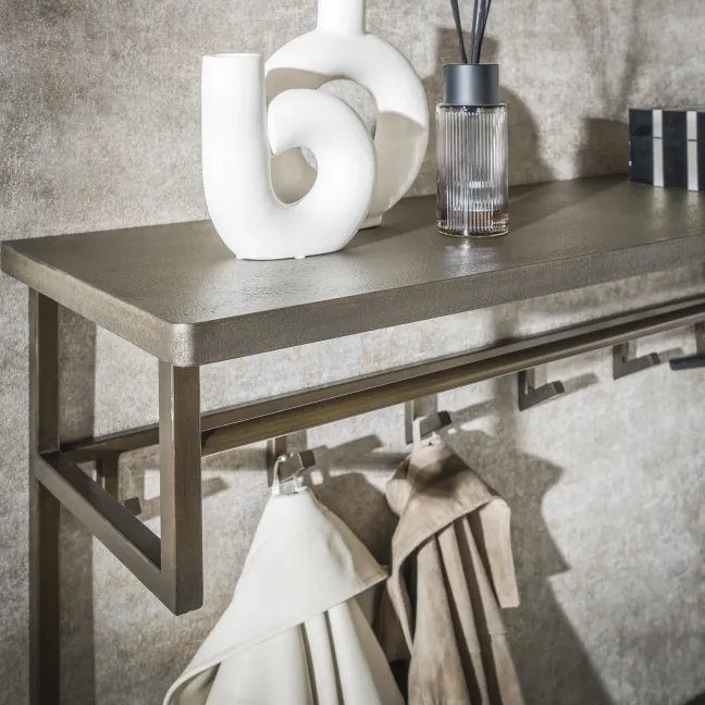 Rubjerg Design Garderobe Ferro 12 Haken hoch Metall Antike Bronze Sale
