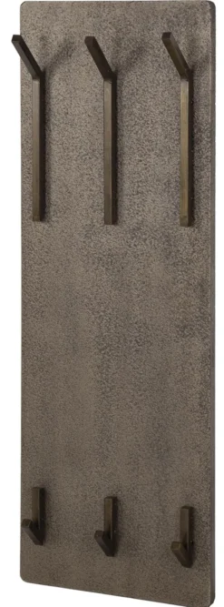 Rubjerg Design Garderobe Ferro 2x3 Haken hoch Metall Antike Bronze