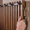 Rubjerg Design Garderobe Tweak 14 Haken Mangoholz massiv sandfarben