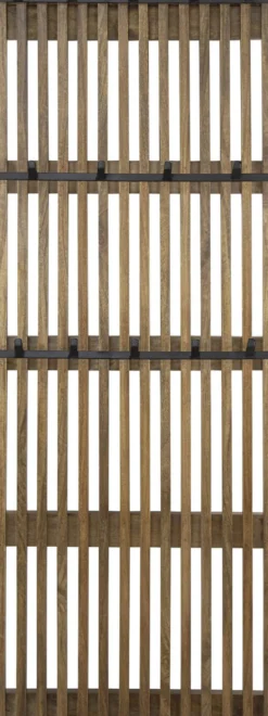 Rubjerg Design Garderobe Tweak 14 Haken Mangoholz massiv sandfarben