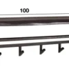Rubjerg Design Garderobe Yucon 6 Haken mit Hutablage Akazie massiv schwarz