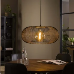 Rubjerg Design Hängeleuchte Copper Twist Ø70cm Nickel schwarz