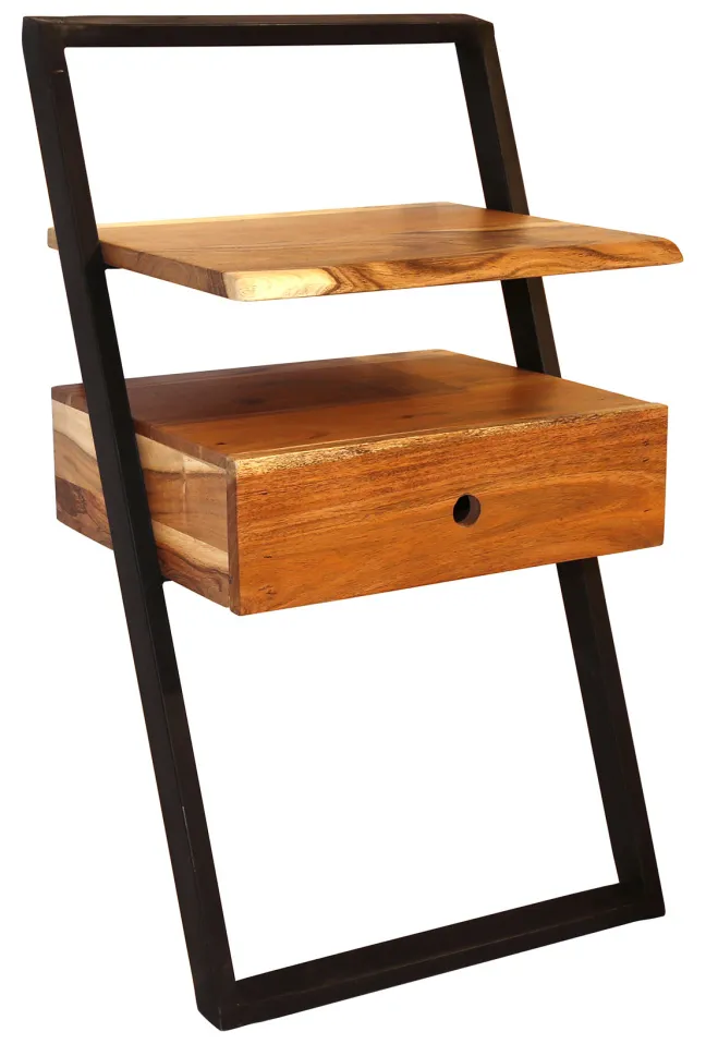Rubjerg Design Nachttisch Lean Akazie massiv natur
