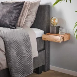 Rubjerg Design Nachttisch Set Tree XS mit Schublade Akazie massiv natur