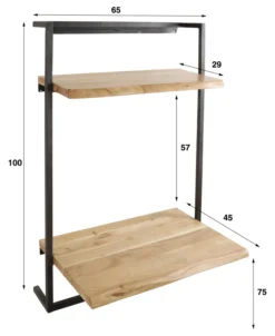 Rubjerg Design Schreibtisch Air Solid Akazie massiv natur