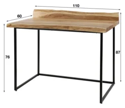 Rubjerg Design Schreibtisch Edge Akazie massiv natur