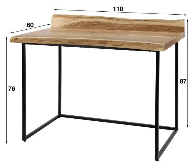 Rubjerg Design Schreibtisch Edge Akazie massiv natur