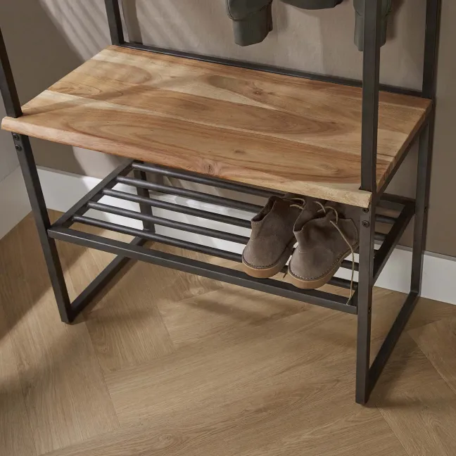Rubjerg Design Standgarderobe Edge Akazie massiv natur