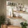 Rubjerg Design Wandregal Organic 60cm Akazie massiv natur