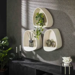 Rubjerg Design Wandregal Stone breit Marmor