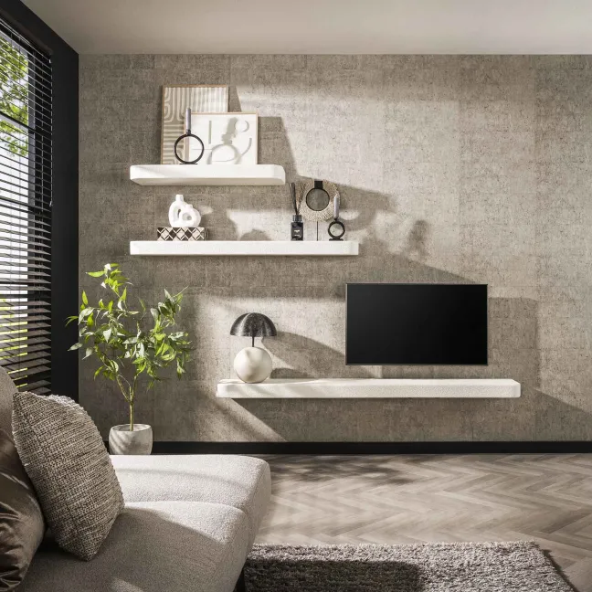 Rubjerg Design Wandregal Stone 150cm Marmor