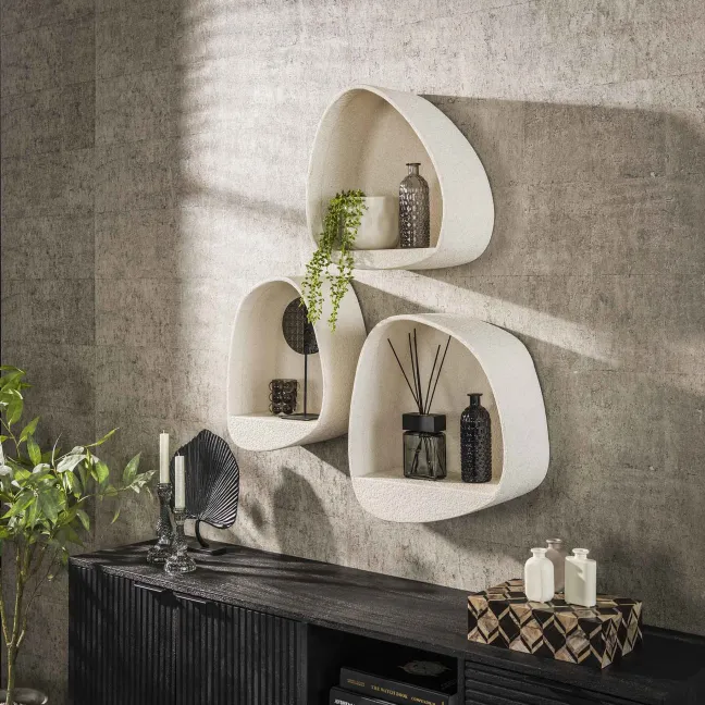 Rubjerg Design Wandregal Stone Tropfen Marmor