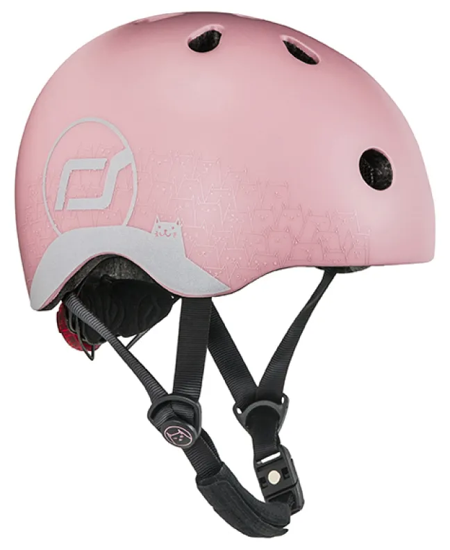 Scoot & Ride Helm XXS-S rose reflektierend