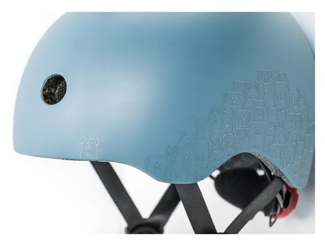 Scoot & Ride Helm XXS-S steel reflektierend