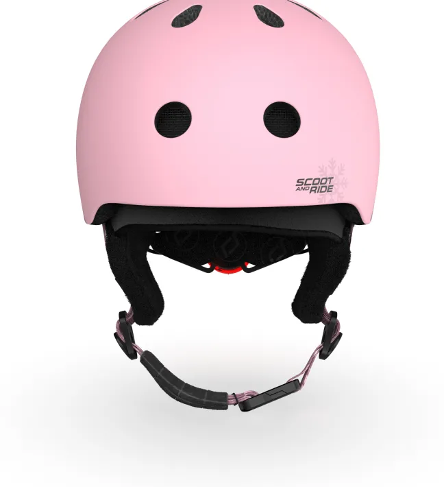 Scoot & Ride Winter und Skihelm XXS-S rose