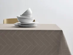 Södahl Tischtuch Ø180cm Tiles Damask beige