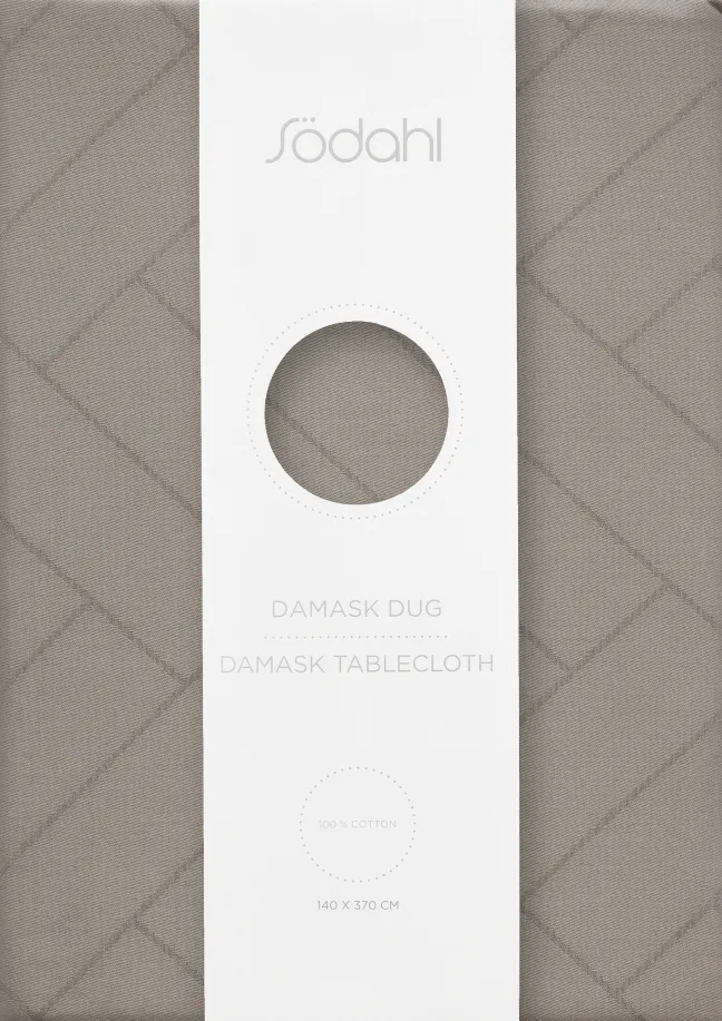Södahl Tischtuch 140x370cm Tiles Damask beige