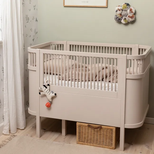 Sebra Baby- & Juniorbett Birch Bark Rose FSC™