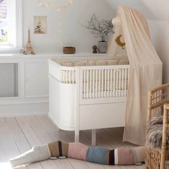 Sebra Baby- & Juniorbett Classic weiß FSC™