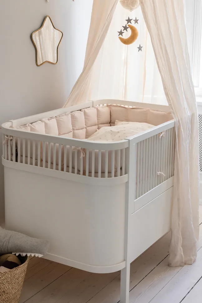 Sebra Baby- & Juniorbett Classic weiß FSC™