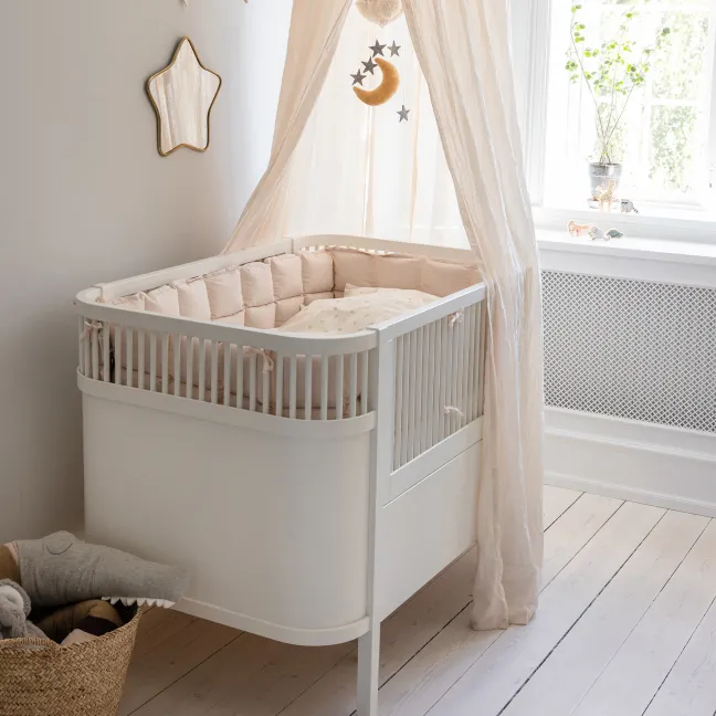 Sebra Baby- & Juniorbett Classic weiß FSC™