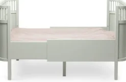 Sebra Baby- & Juniorbett mist green FSC™