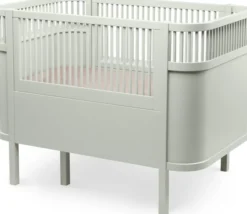 Sebra Baby- & Juniorbett mist green FSC™