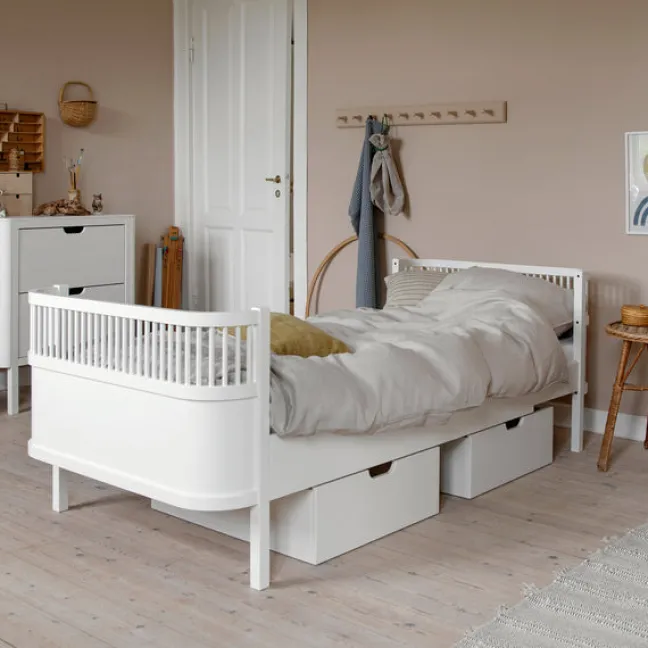 Sebra Bett Junior & Grow classic inkl. Matratze weiß Aktion