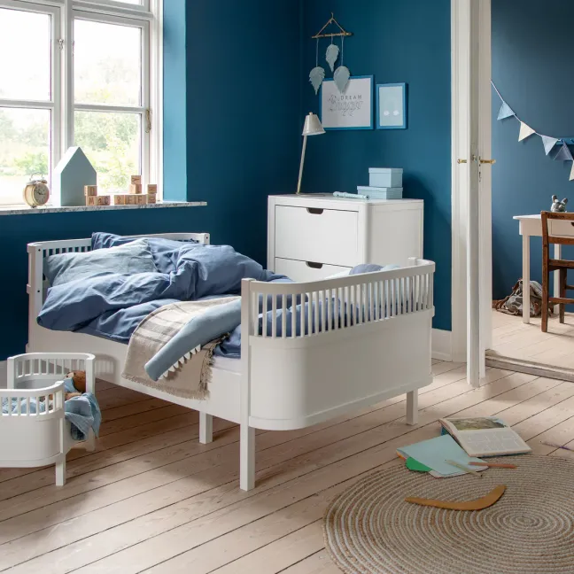 Sebra Bett Junior & Grow classic inkl. Matratze weiß Aktion