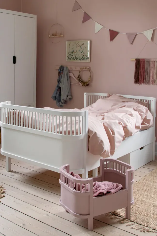 Sebra Bett Junior & Grow classic inkl. Matratze weiß Aktion