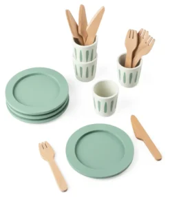 Sebra Spielgeschirr Geschirr-Set aus Holz für 4 Personen Sale