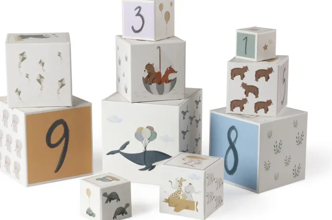 Sebra Stapel-Blöcke 10 Stück World of Sebra FSC™ Mix