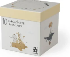 Sebra Stapel-Blöcke 10 Stück World of Sebra FSC™ Mix