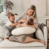 Sebra Stillkissen cream stripe