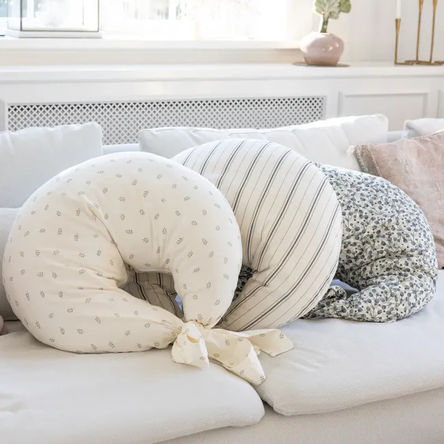 Sebra Stillkissen cream stripe