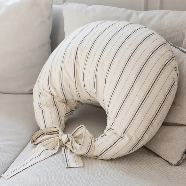 Sebra Stillkissen cream stripe