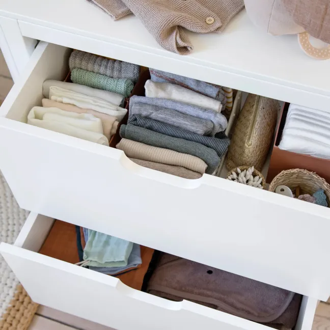 Sebra Wickelkommode mit Schubladen FSC™ classic weiß